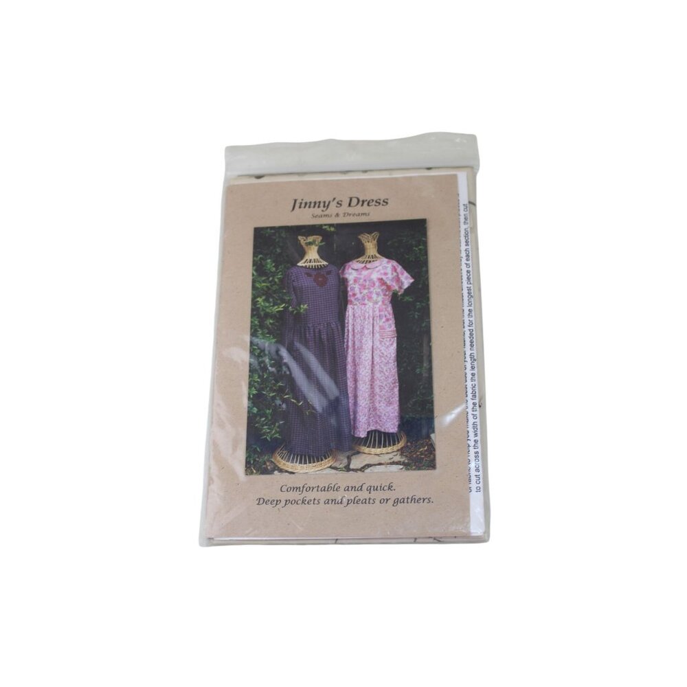UNCUT jinnys dress Pattern Seams & Dreams 93538 Vintage